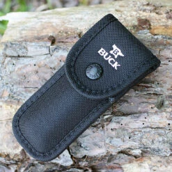 Buck Knives Buck 110BKSLT Folding Hunter LT, 3.75" 420HC Plain Blade, Black Nylon Handle -Knife Haven Shop 0110bkslt 09567.1566585955