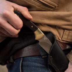 Buck Knives Buck 113 Ranger Skinner - Ebony Wood (3.1" Satin) Blk Sheath 0113BRS -Knife Haven Shop 0113BRS B 10 22622.1637092520