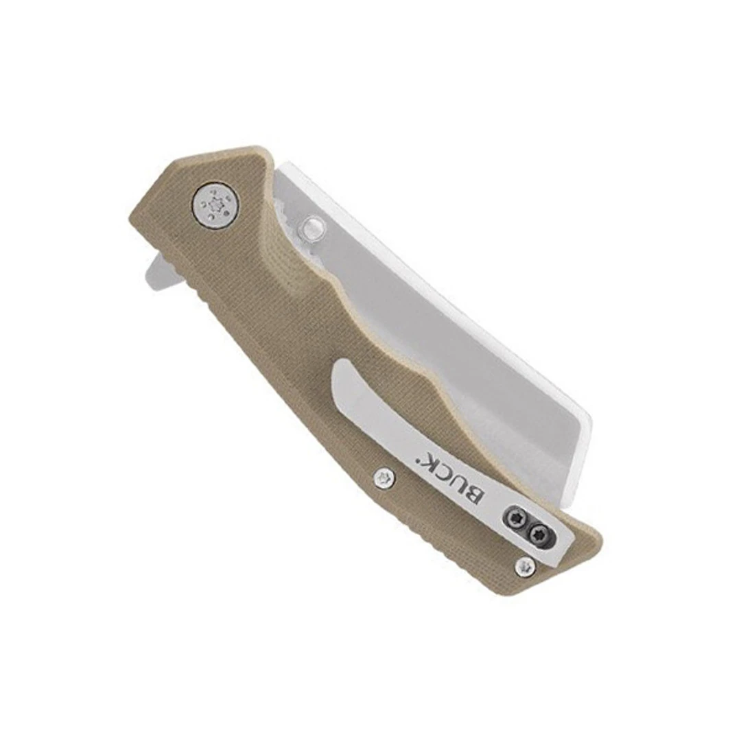 Buck Knives Buck Trunk Tan G10 Liner Lock Knife 2 Buck Knives Buck Trunk Tan G10 Liner Lock Knife - Image 2