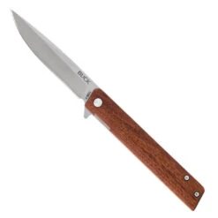 Buck Knives Buck Decatur Guibourtia Ehie Wood Liner Lock Knife