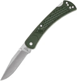 Buck Knives Buck 112 Slim Ranger Select Lock Back BU112ODS2, 3" 420HC Plain Blade, O.D. Green Nylon Handle