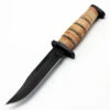 Buck Knives Buck 119BRS1 Brahma, 6" 420HC Plain Blade, Leather/Micarta Handle
