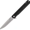 Buck Knives Decatur 0256BKS, 3.63" 7Cr Stainless Steel Satin Drop Point Blade, Black G-10 Handles