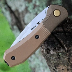Buck Knives Buck Paradigm Shift Automatic 591BRS, 3" S35VN Drop Point Blade, Brown G-10 Handle -Knife Haven Shop BU591BRS.3 77313.1626797832