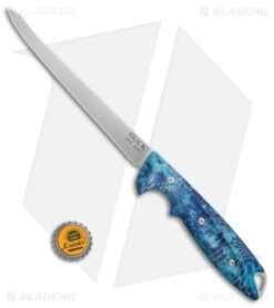 Buck Knives Buck 035 Abyss Fillet Knife Kryptek Pontus (6.5" Satin) -Knife Haven Shop Buck 035 Abyss Fillet knife kryptek pontus satin BHQ 51747 er size