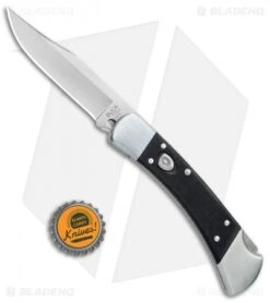 Buck Knives Buck 110 Elite Automatic Lockback Knife Black G-10 (3.75" S30V Satin) -Knife Haven Shop Buck 110 Elite Automatic LB Black G 10 Satin 0110BKSA BHQ 79345 jr bottlecap 1