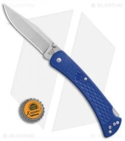 Buck Knives Buck 110 Slim Select Lockback Knife Blue GFN (3.75" Satin) -Knife Haven Shop Buck 110 Hunter Select Blue GFN BHQ 88696 er bottlecap
