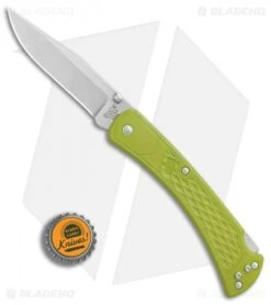 Buck Knives Buck 110 Slim Select Lockback Knife Chartreuse GFN (3.75" Satin) -Knife Haven Shop Buck 110 Hunter Select Chartreuse GFN satin BHQ 88697 er bottlecap