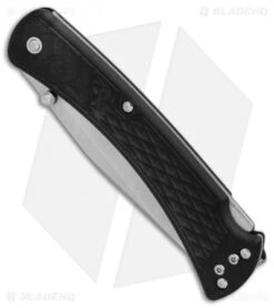Buck Knives Buck 110 Slim Select Lockback Knife Black GFN (3.75" Satin) -Knife Haven Shop Buck 110 Hunter Slim Pro Black GFN Satin BHQ 88669 er spine