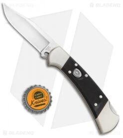 Buck Knives Buck 112 Ranger Elite Automatic Lockback Knife Black G-10 (3" S30V Satin) -Knife Haven Shop Buck 112 Ranger Elite Auto LB Black G 10 Satin 0112BKSA B BHQ 87955 jr bottlecap 1
