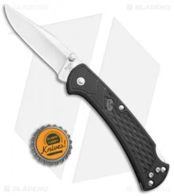 Buck Knives Buck 112 Slim Select Lockback Folding Knife Black GFN (3" Satin) -Knife Haven Shop Buck 112 Slim Select LB Black GFN Satin BHQ 88729 jr bottlecap