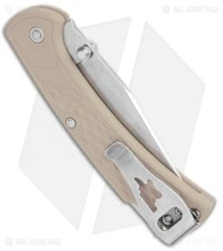 Buck Knives Buck 112 Slim Select Lockback Knife Tan (3" Satin) 0112BRS2 -Knife Haven Shop Buck 112 Slim Select LB Tan 0112BRS2 BHQ 106669 jr side