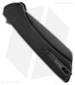 Buck Knives Buck 263 Hiline XL Frame Lock Knife Black Micarta/Blk Al (3.75" Blk SW) 0263BKS1 -Knife Haven Shop Buck 263 Hiline XL Frame Lock Knife Black Micarta Blk Al Blk SW 0263BKS1 BHQ 179294 kc side