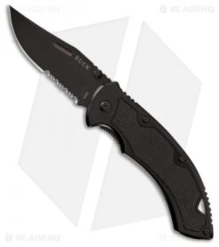Buck Knives Buck 864 Iceman Aluminum Folding Knife Black (3.5" Black) 0864BKX-B