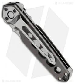 Buck Knives Buck Alpha Crosslock Folding Knife W/ Saw & Gut Hook Gun Metal Gray (3" Satin) -Knife Haven Shop Buck Alpha Crosslock Saw Gut Hook Gun Metal Gray Satin B183 GY BHQ 71292 jr side