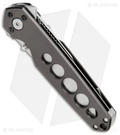 Buck Knives Buck Alpha Crosslock Folding Knife W/ Saw & Gut Hook Gun Metal Gray (3" Satin) -Knife Haven Shop Buck Alpha Crosslock Saw Gut Hook Gun Metal Gray Satin B183 GY BHQ 71292 jr spine