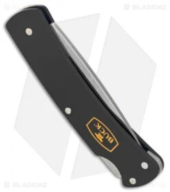 Buck Knives Buck Alumni Lockback Knife Black Al (1.8" Stonewash) 0524BKS -Knife Haven Shop Buck Alumni LB Black Al 0524BKS BHQ 80984 jr side