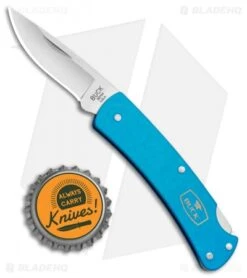 Buck Knives Buck Alumni Lockback Knife Blue Al (1.8" Stonewash) 0524BLS -Knife Haven Shop Buck Alumni LB Blue Al 0524BLS BHQ 79541 jr bottlecap