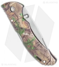 Buck Knives Buck Bantam BBW Lockback Knife Realtree Xtra Green Camo (2.75" Satin) 0284CMS20 -Knife Haven Shop Buck Bantam BBW LB Realtree Xtra Green Camo Satin 0284CMS20 BHQ 106691 jr side