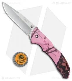Buck Knives Buck Bantam BHW Lockback Knife Pink Mossy Oak Camo (3.625" Satin) 0286CMS10 7 Buck Knives Buck Bantam BHW Lockback Knife Pink Mossy Oak Camo (3.625" Satin) 0286CMS10 -Knife Haven Shop Buck Bantam BHW LB Pink Mossy Oak Camo Satin 0286CMS10 BHQ 12365 jr bottlecap