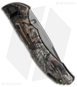 Buck Knives Buck Bantam BHW Lockback Knife RealTree Xtra Camo (3.625" Satin) 0286CMS18 -Knife Haven Shop Buck Bantam BHW LB Real Tree Camo 0286CMS18 B BHQ 15540 jr side