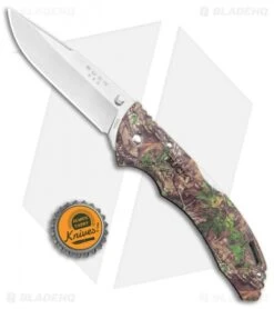 Buck Knives Buck Bantam BHW Lockback Knife Realtree Xtra Green (3.6" Satin) 0286CMS20 -Knife Haven Shop Buck Bantam BHW LB Realtree Xtra Green Satin 0286CMS20 BHQ 106693 jr bottlecap