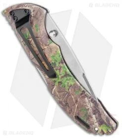 Buck Knives Buck Bantam BHW Lockback Knife Realtree Xtra Green (3.6" Satin) 0286CMS20 -Knife Haven Shop Buck Bantam BHW LB Realtree Xtra Green Satin 0286CMS20 BHQ 106693 jr side