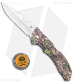 Buck Knives Buck Bantam BLW Lockback Knife Realtree Xtra Green (3.1" Satin) 0285CMS20 -Knife Haven Shop Buck Bantam BLW LB Realtree Xtra Green Satin 0285CMS20 BHQ 106692 jr bottlecap