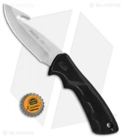 Buck Knives Buck BuckLite Max II Large Guthook Fixed Blade Knife (4" Stonewash) 0685BKG -Knife Haven Shop Buck Bucklite Max 11 LG Guthook 685BKG BHQ 81000 jr bottlecap