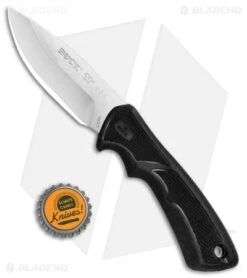 Buck Knives Buck BuckLite Max II Small Fixed Blade Knife Black (3.25" Stonewash) 0684BKS -Knife Haven Shop Buck Bucklite Max II Small 684BKS BHQ 80999 jr bottlecap
