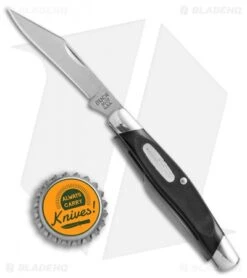 Buck Knives Buck Cadet Pocket Knife 3.25" Black Valox 0303BKS -Knife Haven Shop Buck Cadet black valox 0303BKS BHQ 22312 er size