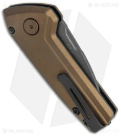Buck Knives Buck Deploy Mini Automatic Knife Burnt Bronze (3" Gray) 0838BRS1 -Knife Haven Shop Buck Deploy Mini Auto Burnt Bronze Gray 0839BRS1 BHQ 146022 jr side