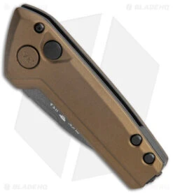 Knife Haven Shop -Knife Haven Shop Buck Deploy Mini Auto Burnt Bronze Gray 0839BRS1 BHQ 146022 jr spine