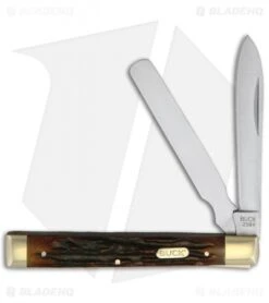 Buck Knives Buck 12620 Doctor's Folding Knife Sim Stag (2.8" Spear Point/Spatula)