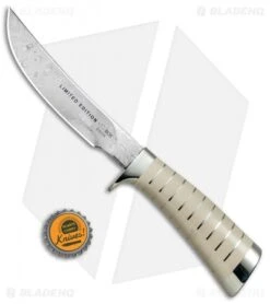 Buck Knives Buck Expert Hunter L.E. Legacy Fixed Blade Stacked Ivory Micarta (5" Damascus) -Knife Haven Shop Buck Expert Hunter L.E. Legacy Stacked Ivory Micarta Damascus 0907IVSLE B BHQ 79566 jr bottlecap