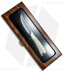 Buck Knives Buck Expert Hunter L.E. Legacy Fixed Blade Stacked Ivory Micarta (5" Damascus) -Knife Haven Shop Buck Expert Hunter L.E. Legacy Stacked Ivory Micarta Damascus 0907IVSLE B BHQ 79566 jr case