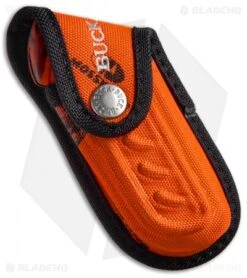Buck Knives Buck Folding Omni Hunter 10PT Knife Orange Mossy Oak (3" Satin Plain) -Knife Haven Shop Buck Folding Omni Hunter 10PT Orange Mossy Oak 0395CMS9 C BHQ 50635 jr sheath