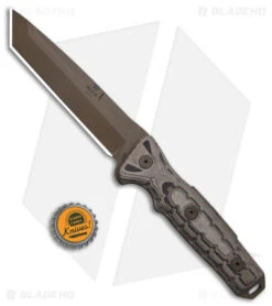 Buck Knives Buck GCK Fixed Blade Knife Tanto Tan (5.5" Tan) 0893BRS1 -Knife Haven Shop Buck GCK Fixed Blade Knife Tant0 Tan 5in 5cm Tan BHQ 106711 td size