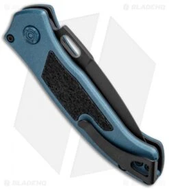 Buck Knives Buck Impact Automatic Knife Armor Blue (3.125" Black) 0898BLS1 -Knife Haven Shop Buck Impact Auto Armor Blue Black 0898BLS1 BHQ 92981 jr side