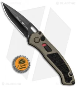 Buck Knives Buck Impact Automatic Knife Coyote Tan (3.125" Black) 0898BRS1 -Knife Haven Shop Buck Impact Auto Coyote Tan Black 0898BRS1 BHQ 92978 jr bottlecap