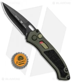 Buck Knives Buck Impact Automatic Knife OD Green (3.125" Black) 0898GRS1 -Knife Haven Shop Buck Impact Auto OD Green Black 0898GRS1 BHQ 92979 jr bottlecap
