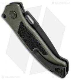 Buck Knives Buck Impact Automatic Knife OD Green (3.125" Black) 0898GRS1 -Knife Haven Shop Buck Impact Auto OD Green Black 0898GRS1 BHQ 92979 jr side