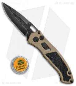 Buck Knives Buck Impact Automatic Knife Coyote Tan (3.125" Black SW) 0898BRS -Knife Haven Shop Buck Impact Automatic Coyote Tan black sw 0898BRS BHQ 67988 er size