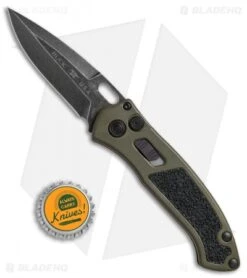 Buck Knives Buck Impact Automatic Knife OD Green (3.125" Black SW) 0898GRS -Knife Haven Shop Buck Impact Automatic OD Green black sw 0898GRS BHQ 51277 er size
