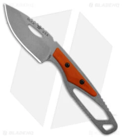 Buck Knives 630 Paklite 2.0 Hide Select Fixed Blade Knife Orange (2.75" Satin)