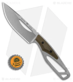 Buck Knives 631 Paklite 2.0 Field Pro Fixed Blade OD Green (4" Stonewash) -Knife Haven Shop Buck Knives 631 Paklite 2 Field Pro FBK OD Green 4 in SW BHQ 180259 td size