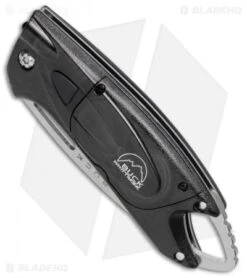 Buck Knives Buck Lumina LED Liner Lock Knife Smoke (3" Satin Serr) -Knife Haven Shop Buck Lumina LED LL Smoke Satin Serr BUCK 777 SMK 0 BHQ 71290 jr spine