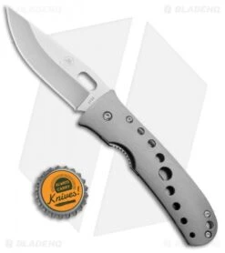 Buck Knives Mayo North Shore Liner Lock Knife Gun Metal (3.1" Satin) B173-00-0 -Knife Haven Shop Buck Mayo North Shore LL Gun Metal Satin B173 00 BHQ 71294 jr bottlecap