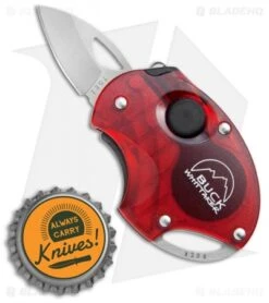 Buck Knives Buck Metro Knife W/ LED Red (1.1" Satin) B758-RD-0 -Knife Haven Shop Buck Metro LED Red Satin B758 RD BHQ 71299 jr bottlecap