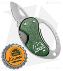 Buck Knives Buck Metro Liner Lock Knife Green (1.1" Satin) B759-FGW-0 -Knife Haven Shop Buck Metro LL Green Satin B759 FGW BHQ 71300 jr bottlecap